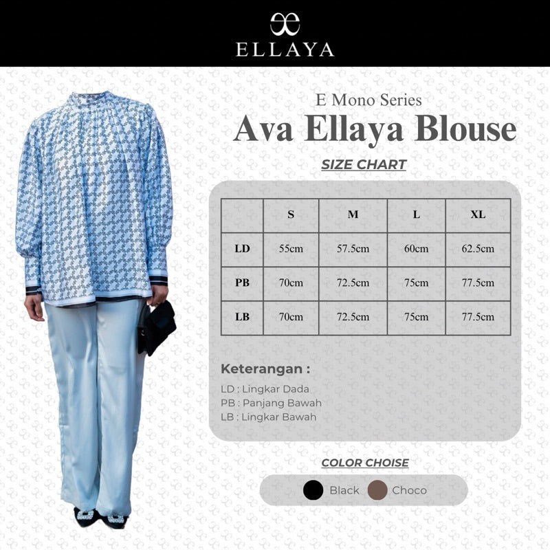 Ava Ellaya Blouse - E Mono Series