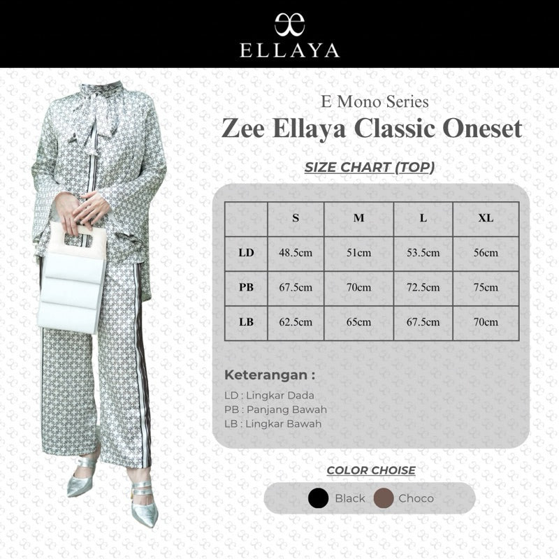 Zee Ellaya Classic Oneset - E Mono Series